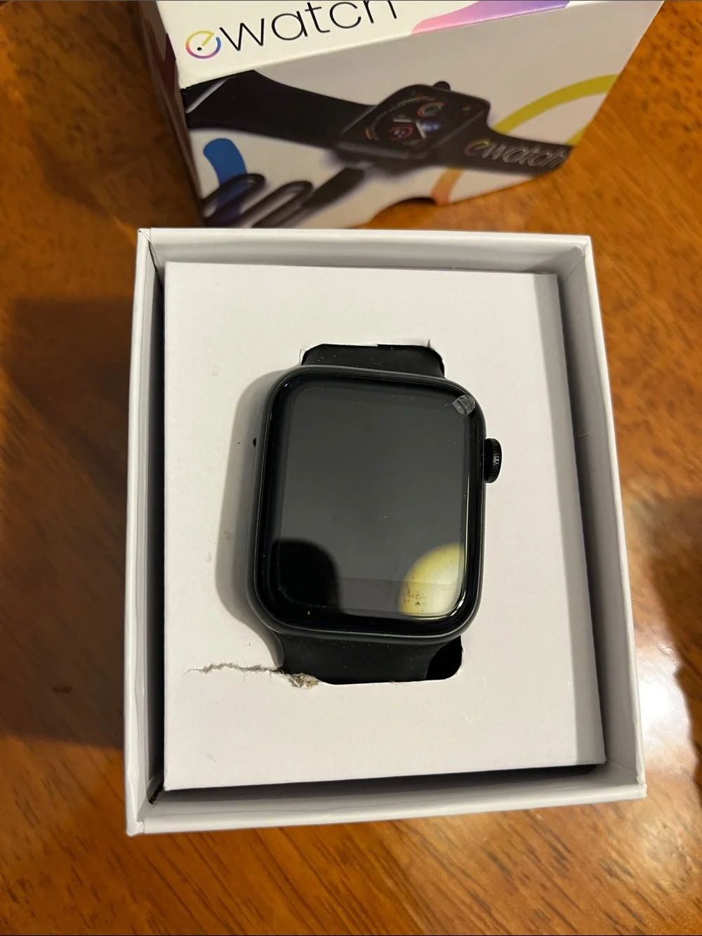 Black Ewatch blue tooth watch never worn